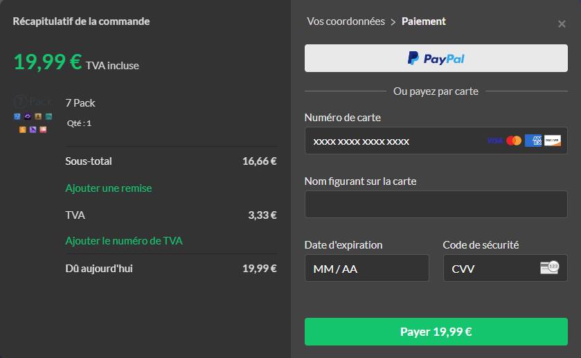 Règlement par carte en ligne CopyTrans