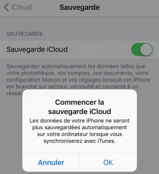 sauvegarder message sms iphone