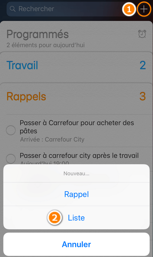 comment changer rappel d'alarme iphone