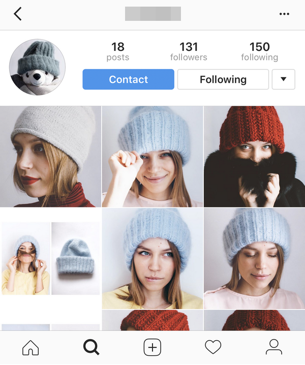 Photos professionnelles publiées sur Instagram grâce à CopyTrans Photo