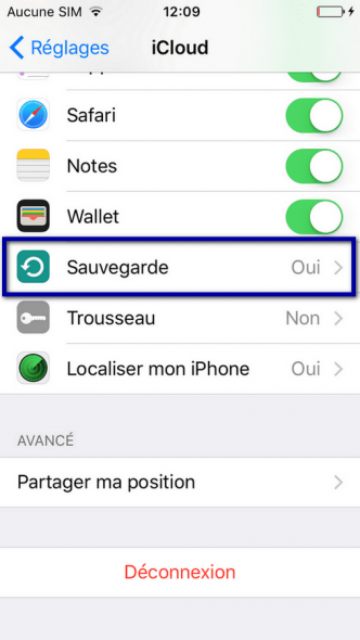 supprimer sauvegarde iCloud