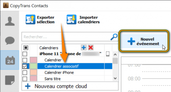 [Résolu] Créer un calendrier sur iPhone depuis le PC