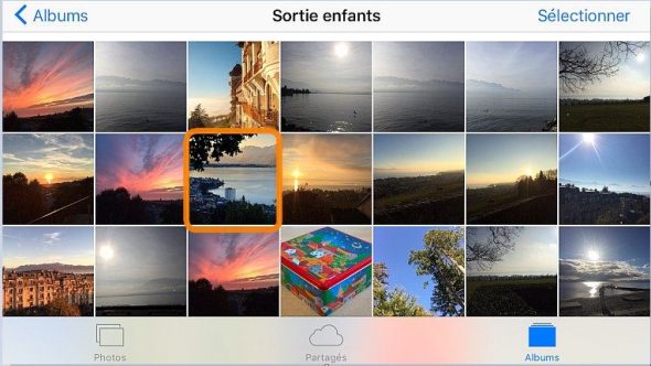 comment bien trier ses photos iphone