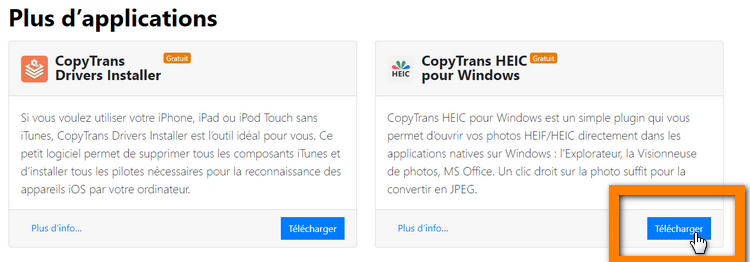 Comment télécharger CopyTrans HEIC pour Windows