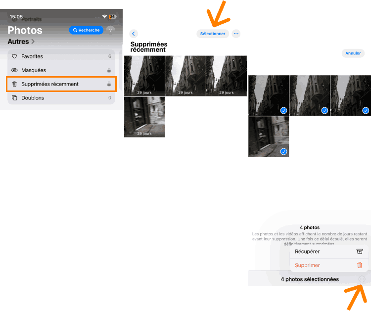 Comment vider la corbeille sur iPhone ?