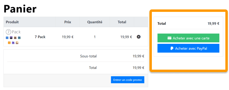 Acheter une licence CopyTrans par carte ou via PayPal