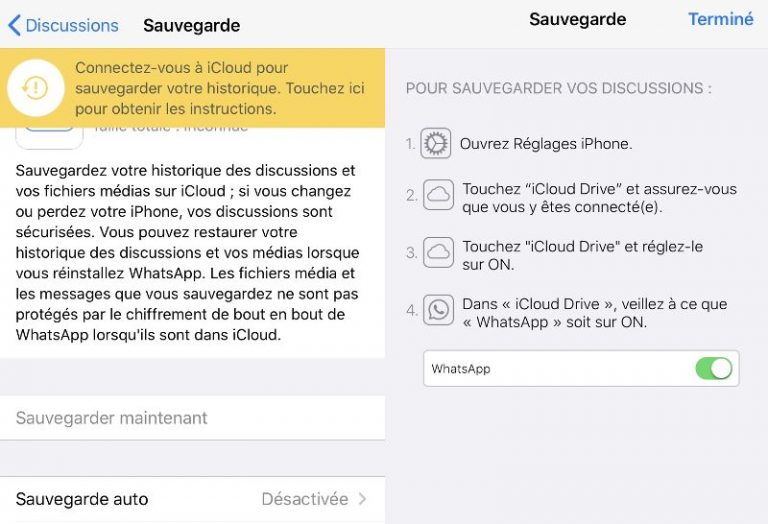 comment vider la sauvegarde icloud