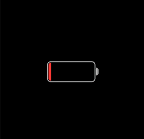 batterie iPhone déchargée