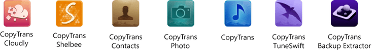 CopyTrans 7 Pack - logiciels