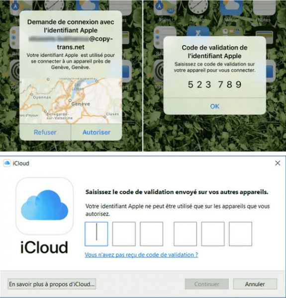 comment retrouver compte icloud