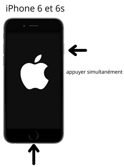 iPhone 6 bloqué sur la pomme