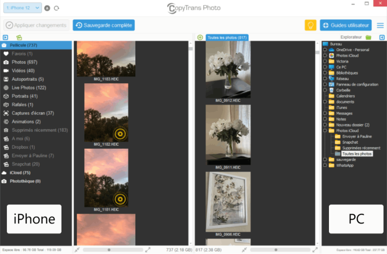 Récupérer des photos supprimées définitivement d'iCloud