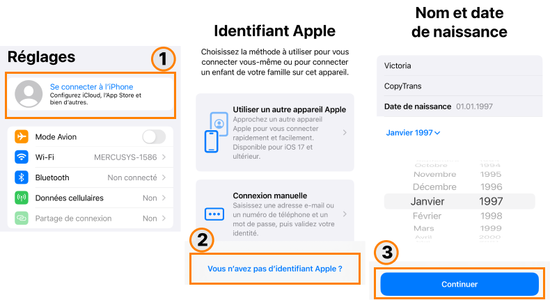 Comment créer un compte iCloud sur iPhone ?