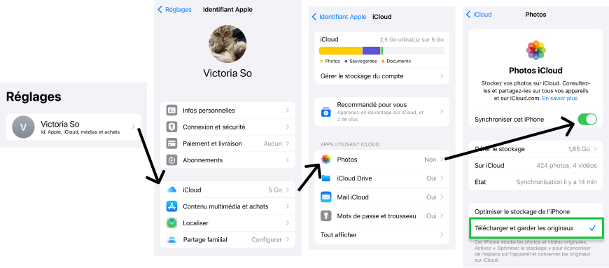 Comment désactiver Photos iCloud sur l'iPhone et ne rien perdre