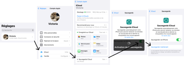 Comment faire une sauvegarde iCloud ? - CopyTrans