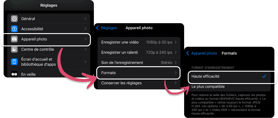 Réduire volume d’une photo iPhone