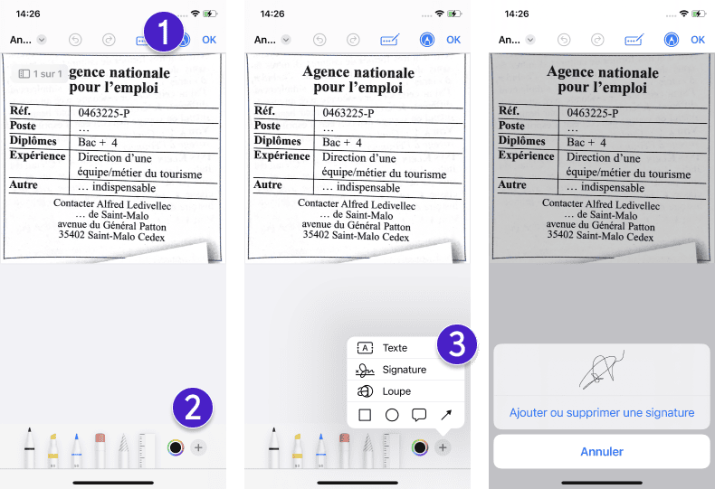 Comment signer un document sur iPhone
