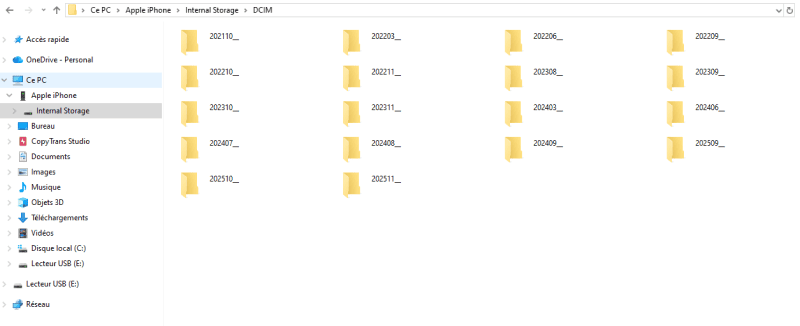 Les photos de votre iPhone dans des dossiers chronologiques