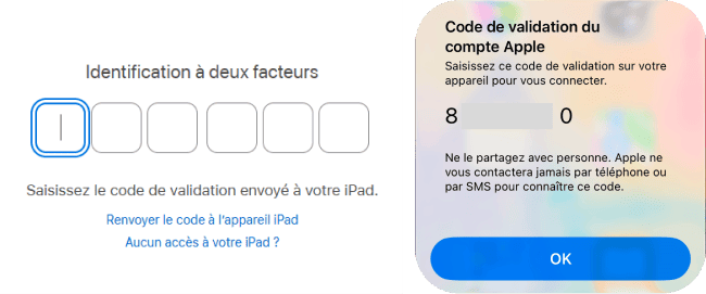 Validez l'authentification à deux facteurs