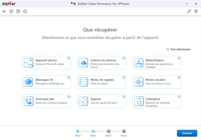 Récupération de données iPhone avec Stellar Data Recovery for iPhone